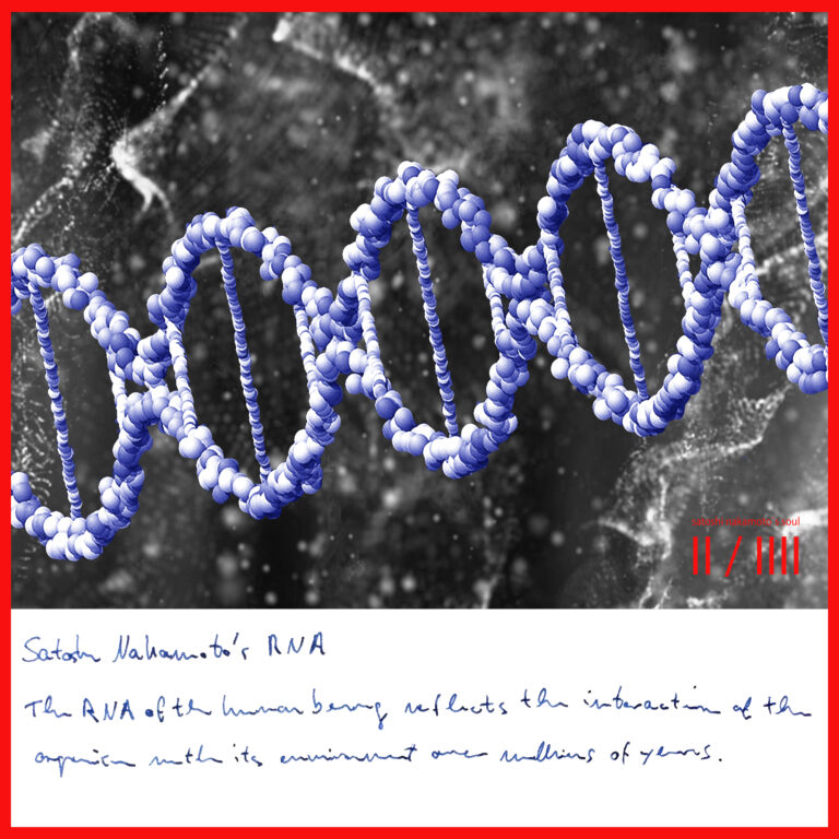 Satoshi‘s RNA - The RNA of the human being reflects the interaction of the organism with its environment over millions of years.